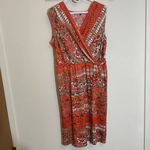 Tiana B. Sleeveless Dress With Elastic Waist - Size XL